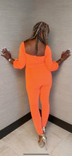Load image into Gallery viewer, ORANGE OUT JUMPSUIT
