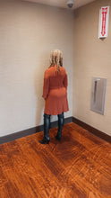 Load image into Gallery viewer, DARK COGNAC IT’S A WRAP DRESS
