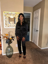 Load image into Gallery viewer, BLACK SMOOTH MOVES JUMPSUIT
