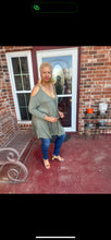 Load image into Gallery viewer, CURVY OLIVE STOP N FLARE TOP
