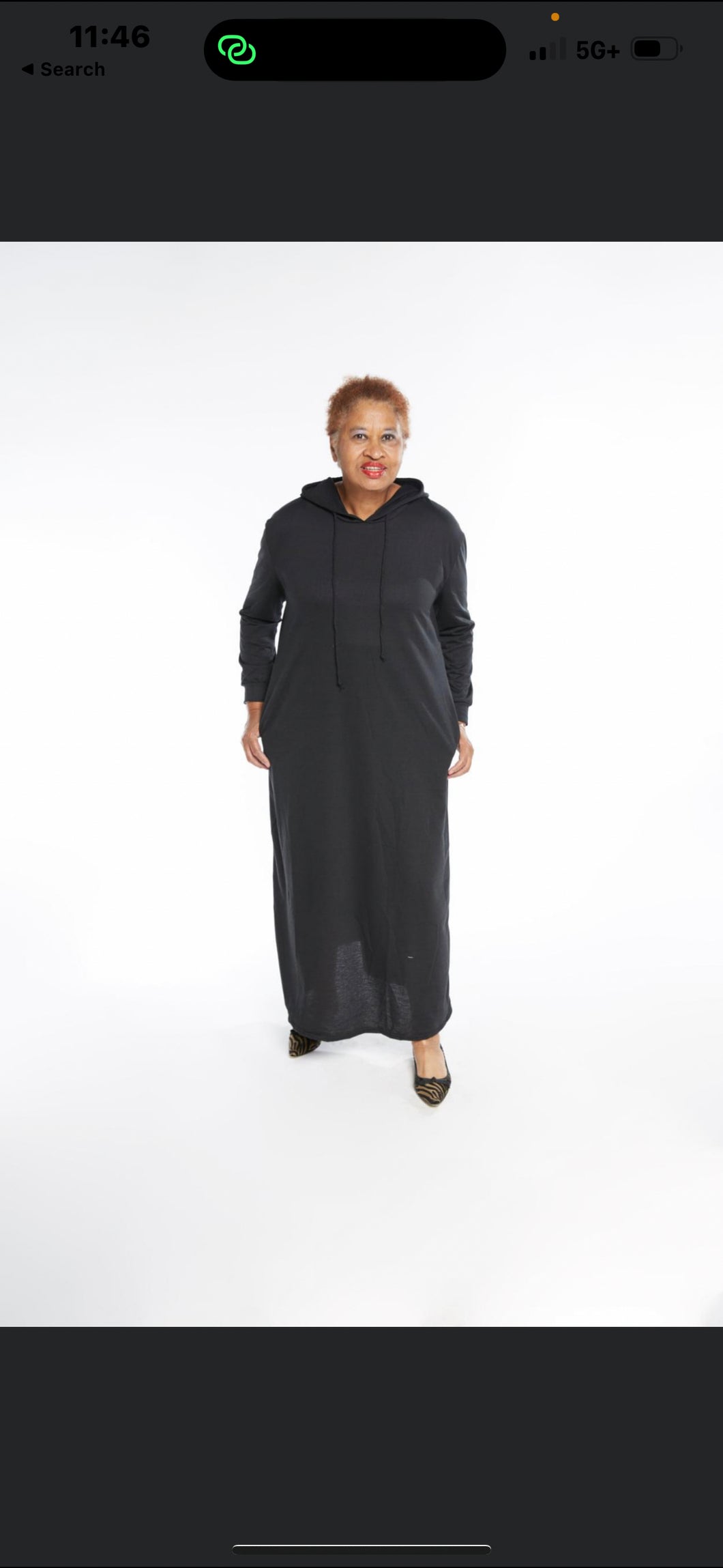 CURVY BLACK GOT U COVERED DRESS