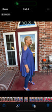 Load image into Gallery viewer, CURVY INDIGO STOP N FLARE TOP
