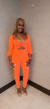 Load image into Gallery viewer, ORANGE OUT JUMPSUIT
