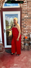Load image into Gallery viewer, CURVY RED CANT DENY IT JUMPSUIT
