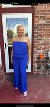 Load image into Gallery viewer, CURVY BLUE CANT DENY IT JUMPSUIT
