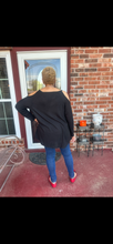 Load image into Gallery viewer, CURVY BLACK PLAY IT COOL TOP
