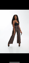 Load image into Gallery viewer, BLK/BLK LET’S KICK IT JUMPSUIT
