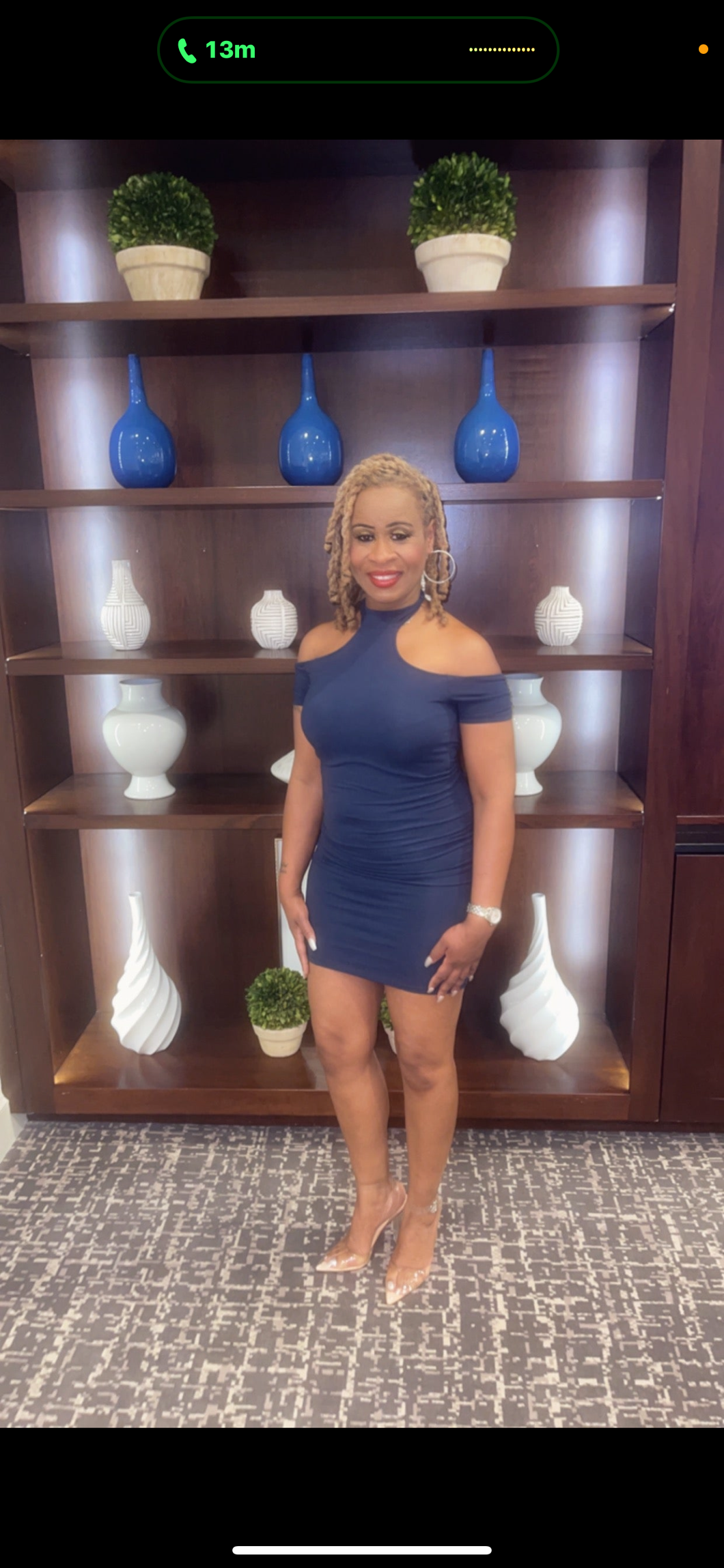 BLUE CHOOSE U DRESS