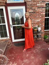 Load image into Gallery viewer, CURVY COPPER CAMI MAXI DRESS
