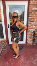 Load image into Gallery viewer, BLACK CRISS CROSS TANK TOP
