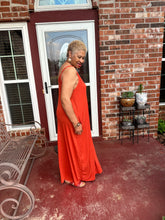Load image into Gallery viewer, CURVY COPPER CAMI MAXI DRESS
