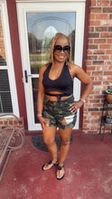 Load image into Gallery viewer, BLACK CRISS CROSS TANK TOP
