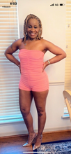 Load image into Gallery viewer, CORAL COME CLOSE ROMPER
