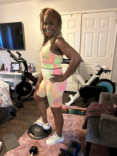 Load image into Gallery viewer, TIE DYE CROP BIKER SET
