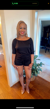 Load image into Gallery viewer, BLACK SWEET N SIMPLE ROMPER
