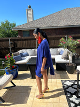 Load image into Gallery viewer, BLUE FLOWY SHIRT SET

