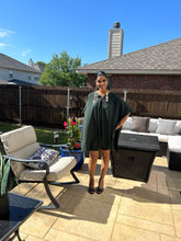 Load image into Gallery viewer, GREEN FLOWY SHIRT SET
