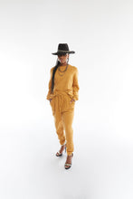 Load image into Gallery viewer, GOLDEN MUSTARD JUST LOUNGIN JOGGER SET
