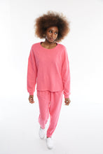 Load image into Gallery viewer, FUCHSIA JUST LOUNGIN JOGGER SET
