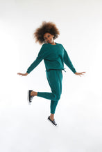 Load image into Gallery viewer, DEEP GREEN JUST LOUNGIN JOGGER SET
