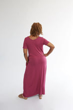 Load image into Gallery viewer, MAGENTA SIMPLY CUTE MAXI DRESS
