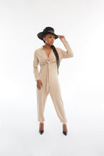 Load image into Gallery viewer, KHAKI BOSSED UP JUMPSUIT
