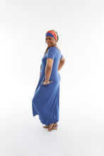 Load image into Gallery viewer, BLUE SIMPLY CUTE MAXI DRESS
