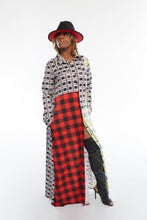 Load image into Gallery viewer, RED GOT ME MIXED CARDIGAN
