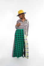 Load image into Gallery viewer, GREEN GOT ME MIXED CARDIGAN
