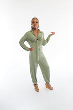 Load image into Gallery viewer, LIGHT GREEN BOSSED UP JUMPSUIT
