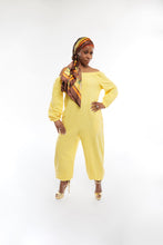 Load image into Gallery viewer, YELLOW DON&#39;T LOOSE ME JUMPSUIT
