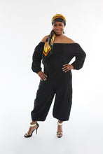 Load image into Gallery viewer, BLACK DON&#39;T LOOSE ME JUMPSUIT
