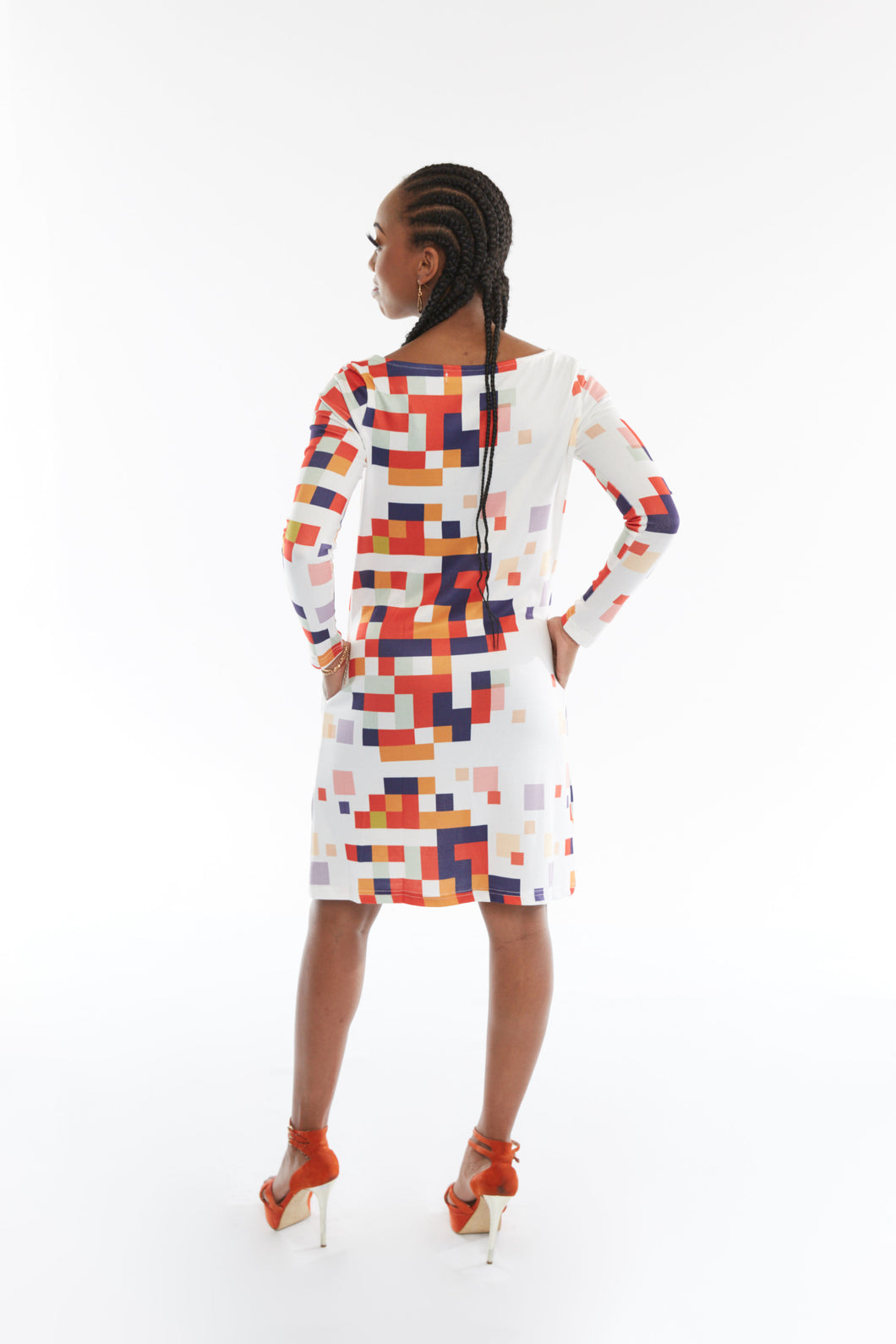 COLOR ME PIXEL DRESS