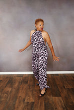 Load image into Gallery viewer, CURVY A LIL WILD HALTER JUMPSUIT
