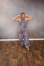 Load image into Gallery viewer, CURVY A LIL WILD HALTER JUMPSUIT
