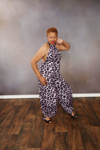 Load image into Gallery viewer, CURVY A LIL WILD HALTER JUMPSUIT
