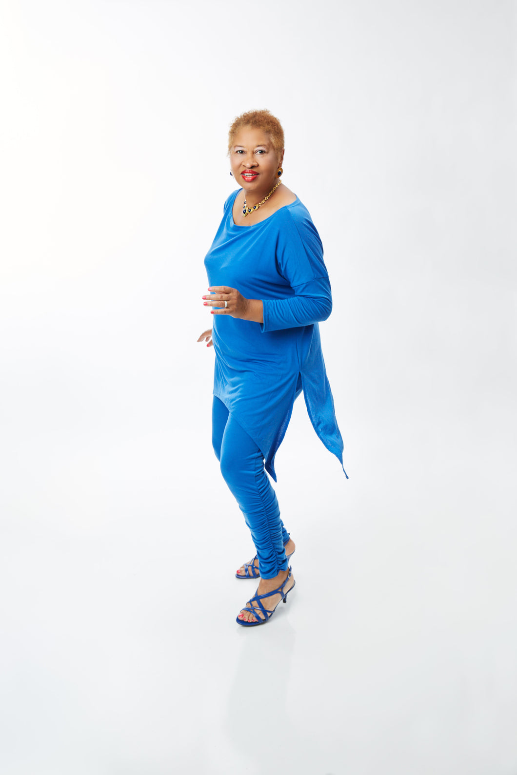 CURVY BLUE SMURFETTE LOUNGE SET