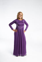 Load image into Gallery viewer, PURPLE PLEATED MAXI
