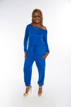 Load image into Gallery viewer, BLUE ONE PIECE JUMPSUIT
