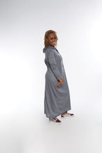 Load image into Gallery viewer, GRAY GOT U COVERED HOODIE DRESS
