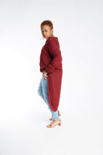 Load image into Gallery viewer, CURVY BURGUNDY HIGHER STANDARD TOP
