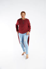 Load image into Gallery viewer, CURVY BURGUNDY HIGHER STANDARD TOP
