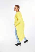 Load image into Gallery viewer, CURVY YELLOW LONG SLEEVE LOOSE FITTING HIGH LOW w/SLIT
