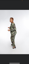 Load image into Gallery viewer, CURVY KINDA CAMO JUMPSUIT
