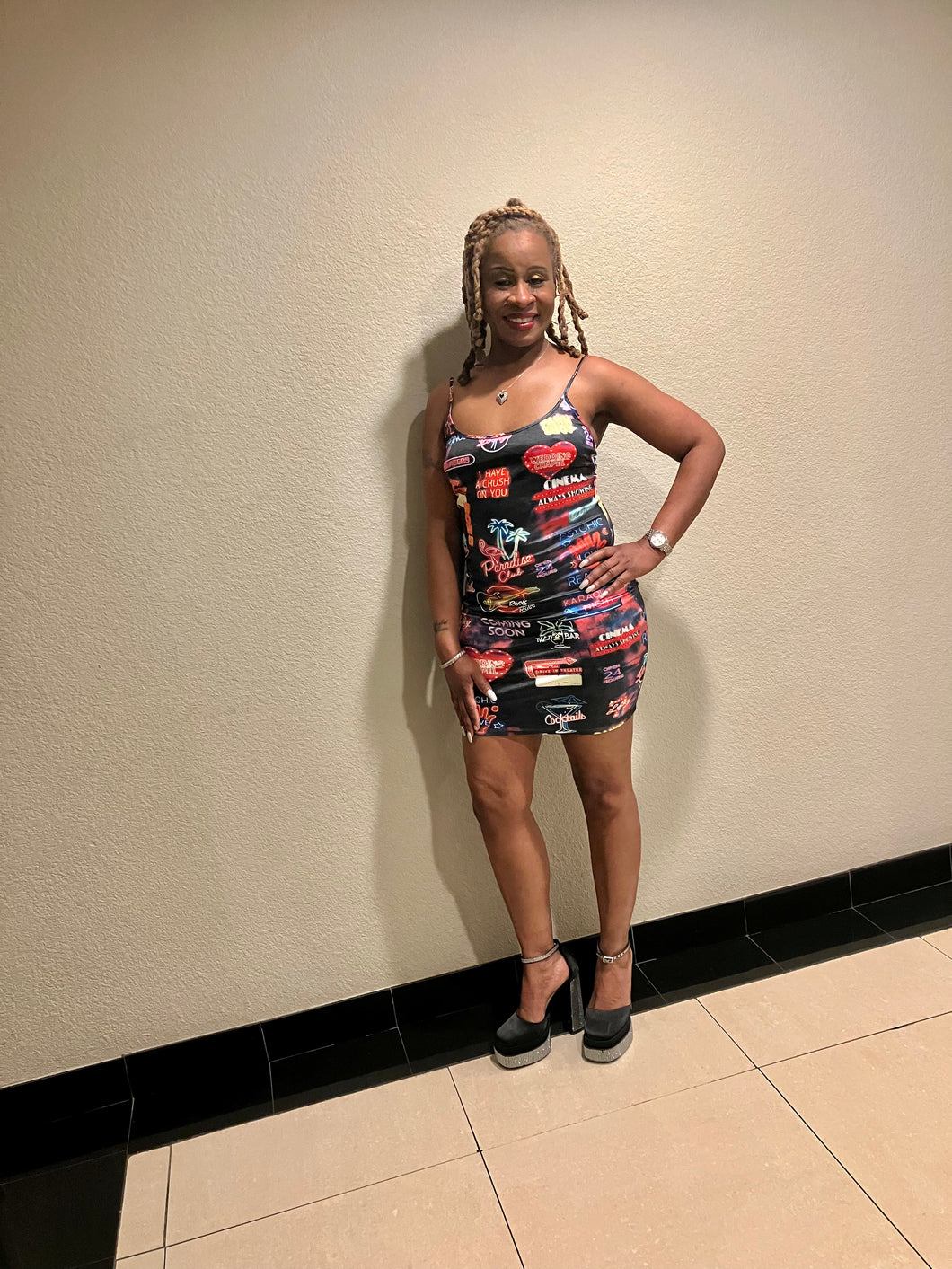 FOLLOW THE SIGNS DRESS