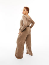 Load image into Gallery viewer, CURVY MOCHA CUTE &amp; COMFY JUMPSUIT
