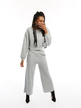 Load image into Gallery viewer, GREY KNIT LOUNGE SET
