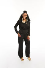 Load image into Gallery viewer, BLACK WIDE LEG JUMPSUIT
