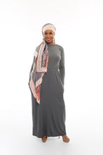 Load image into Gallery viewer, GRAY MAXI DRESS
