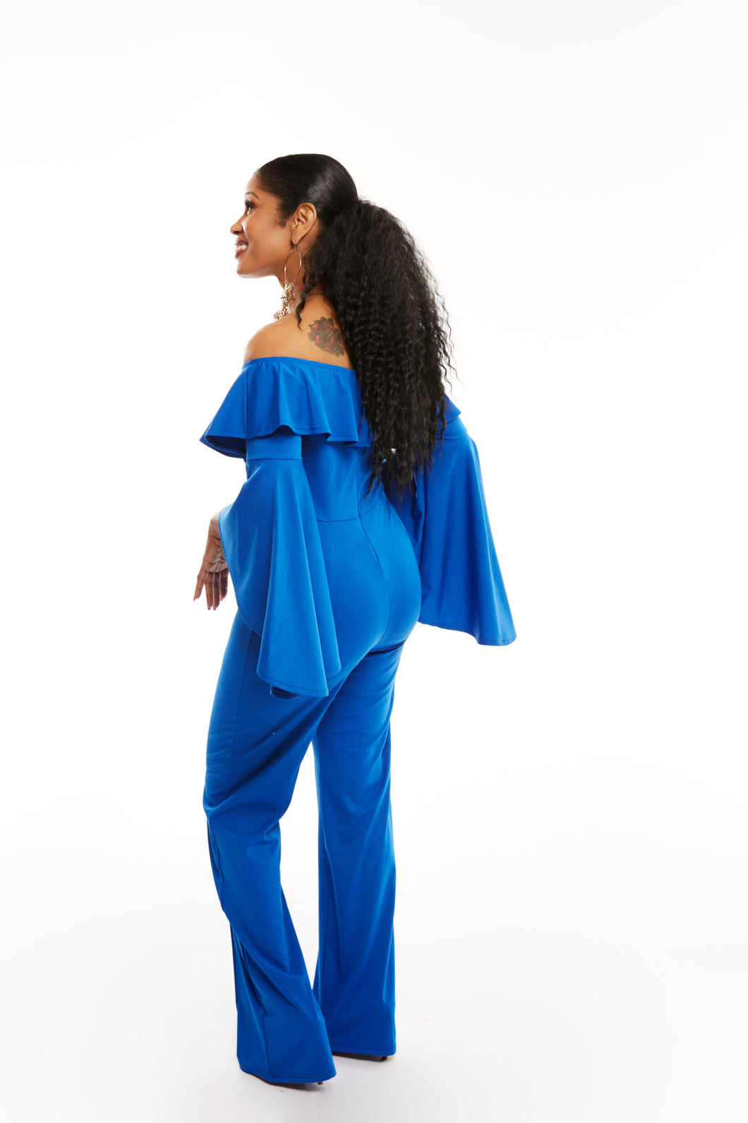 RUFFLE JUMPSUIT